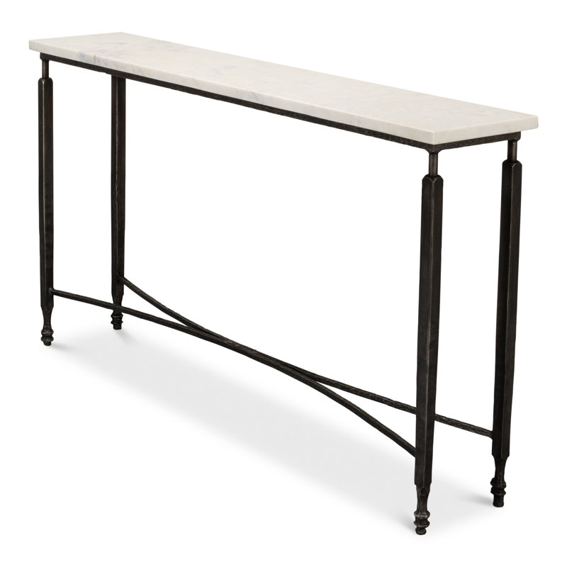 Mykos 61'' W Marble Console Table