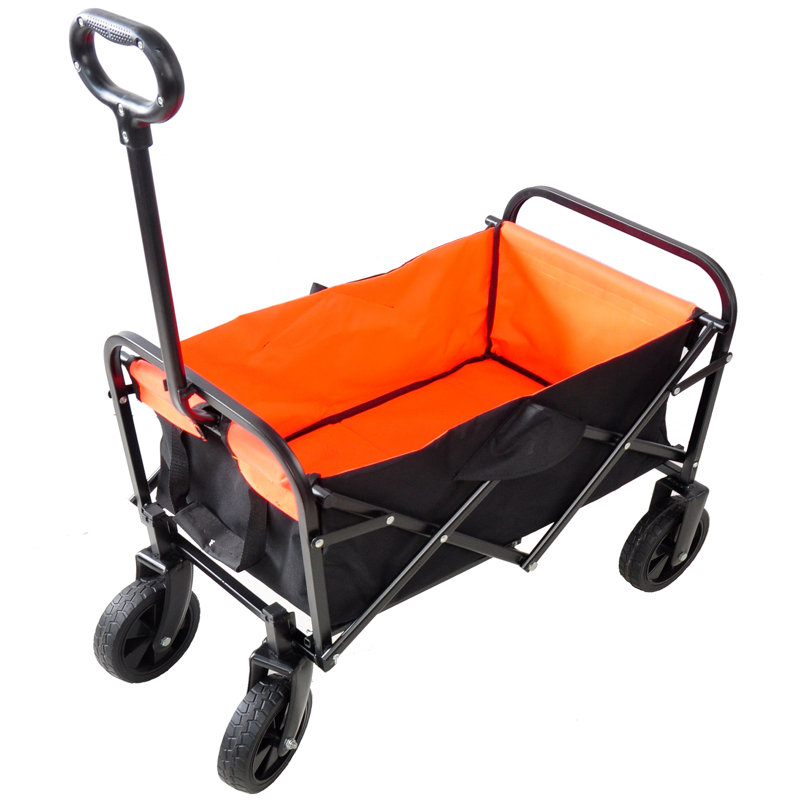 Mini chariot de plage pliable, Noir