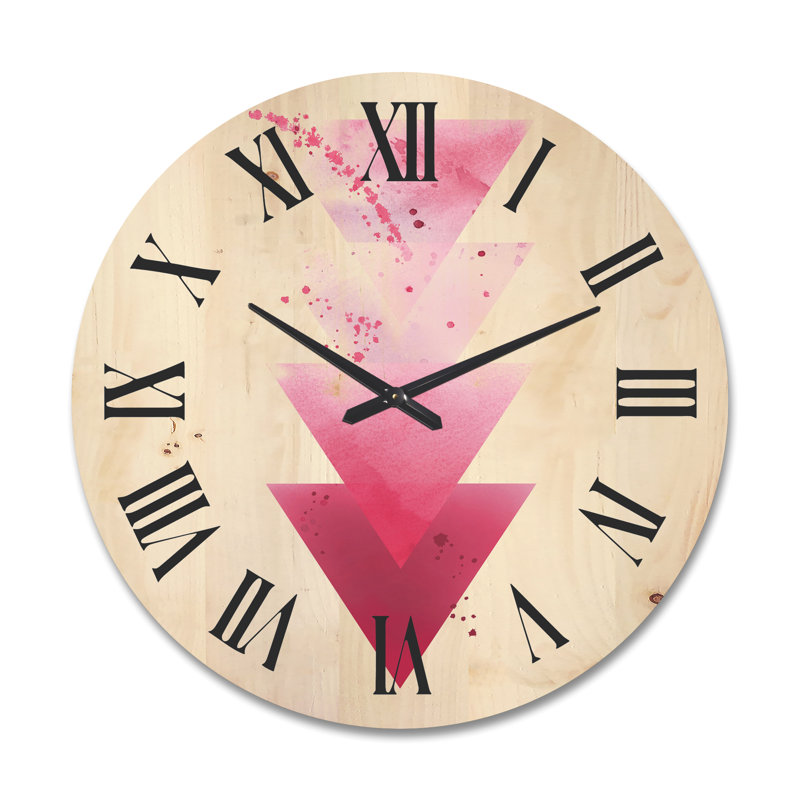 Horloge murale Triangles, Grand