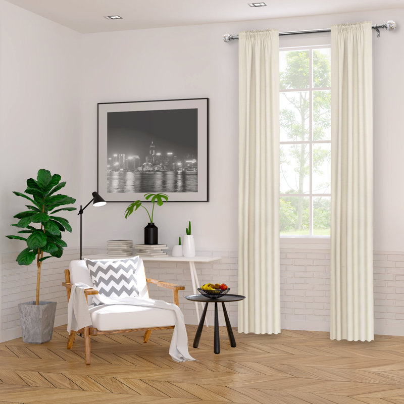 Ensemble de tringle à rideaux simple 1 "avec faîteaux boule Shell - nickel brossé, 36" - 72"