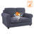 Polyester Box Cushion Loveseat Slipcover-851182068