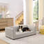 Lit pour chien avec dossier et accoudoirs-889222837