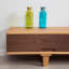 Meuble télé simple en bois massif à contraste de couleurs-109323120