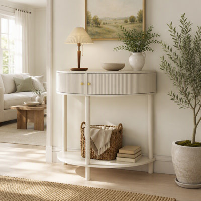 Console demi-lune Artisan-Wave