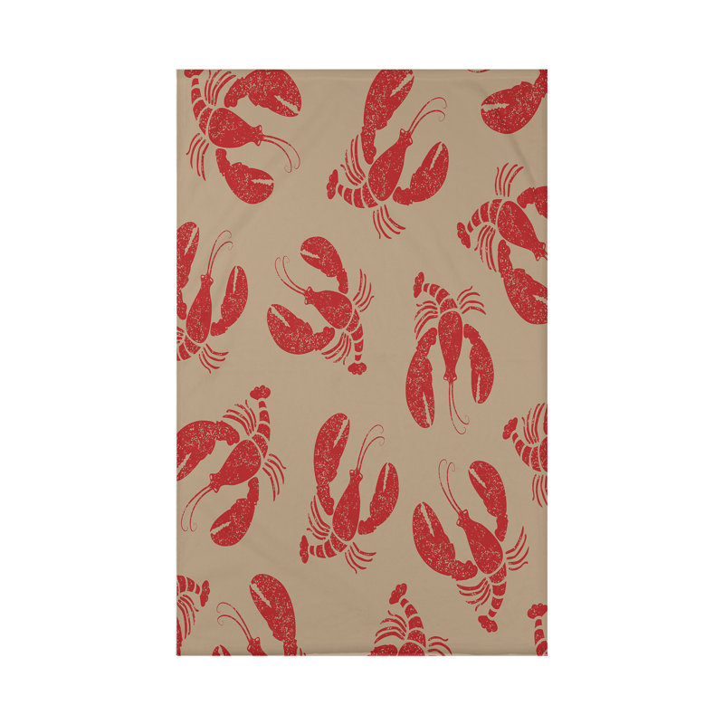 Jeté Nautical Nights Lobster Fest Coastal, L 60 po x l 50 po x P 0,5 po