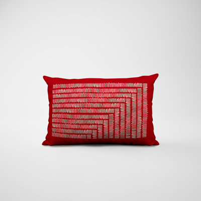Polyester / Mélange de polyester Housse de coussin rectangulaire intérieure / extérieure lombaire et insert