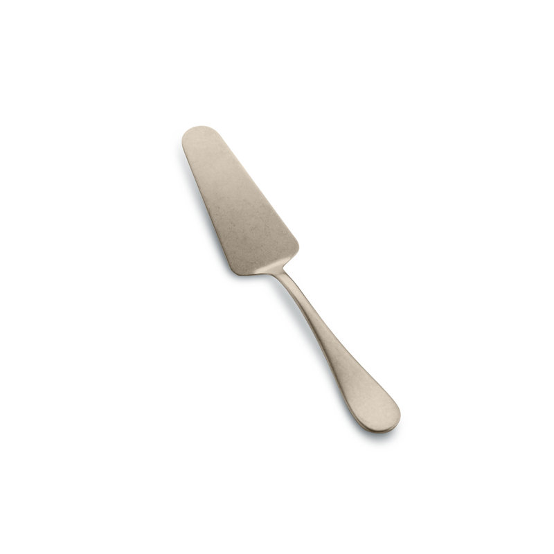 Vintage Stainless Steel Cake Server,  Champagne