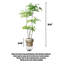 Faux plantes et arbres en plastique vert