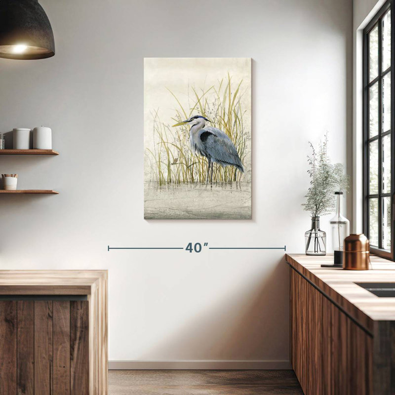 Brampt Heron Sanctuary II, 36" H x 24" W