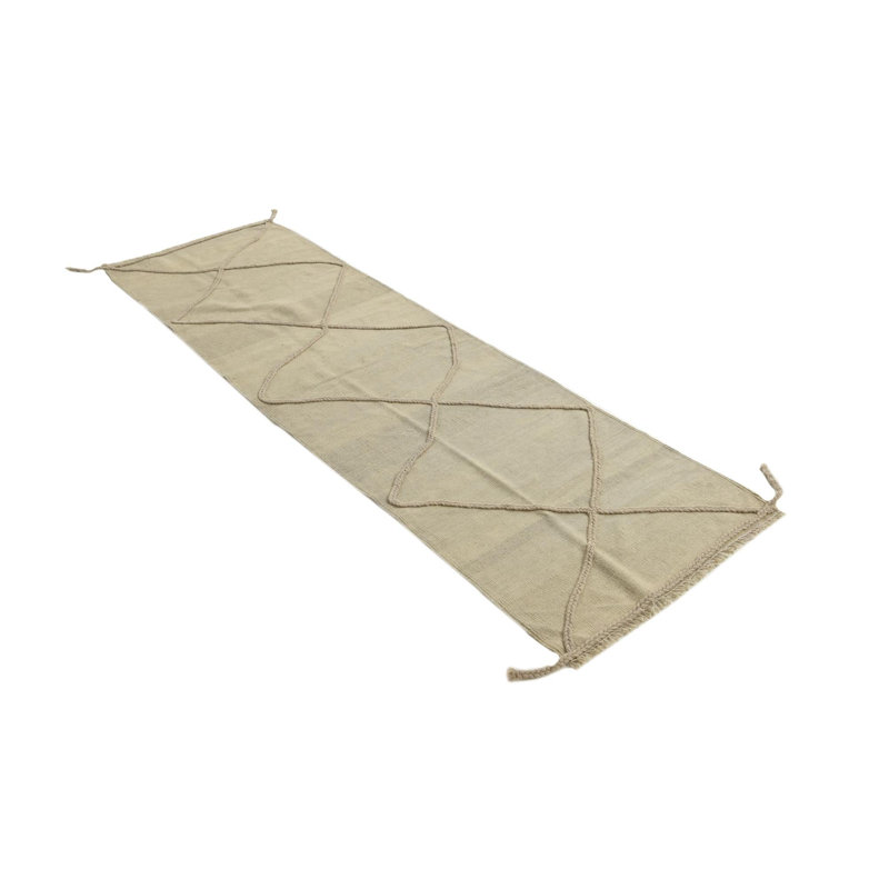 Tapis de couloir ivoire