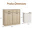 Armoire à linge dissimulée avec rangement pour salle de bain, panier à linge moderne à ouverture inclinable et cannelée, avec tiroirs et paniers étanches-133868349-133868352
