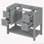 35.6'' Single Bathroom Vanity Base Only-101803610