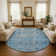 Premium Machine Washable Larock AMF1228 Global Rug