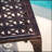 Durable Cast Aluminum Outdoor Side Table With Elegant Grillwork, Lightweight And Weather-Resistant For Patio And Garden Use