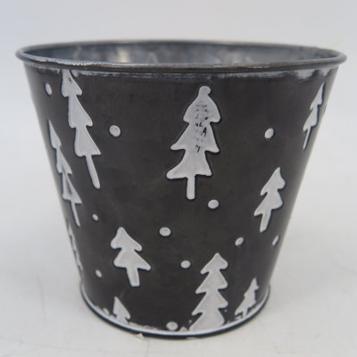 Cache-pot en métal Aylisha