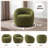 Upholstered Swivel Barrel Chair-126445241