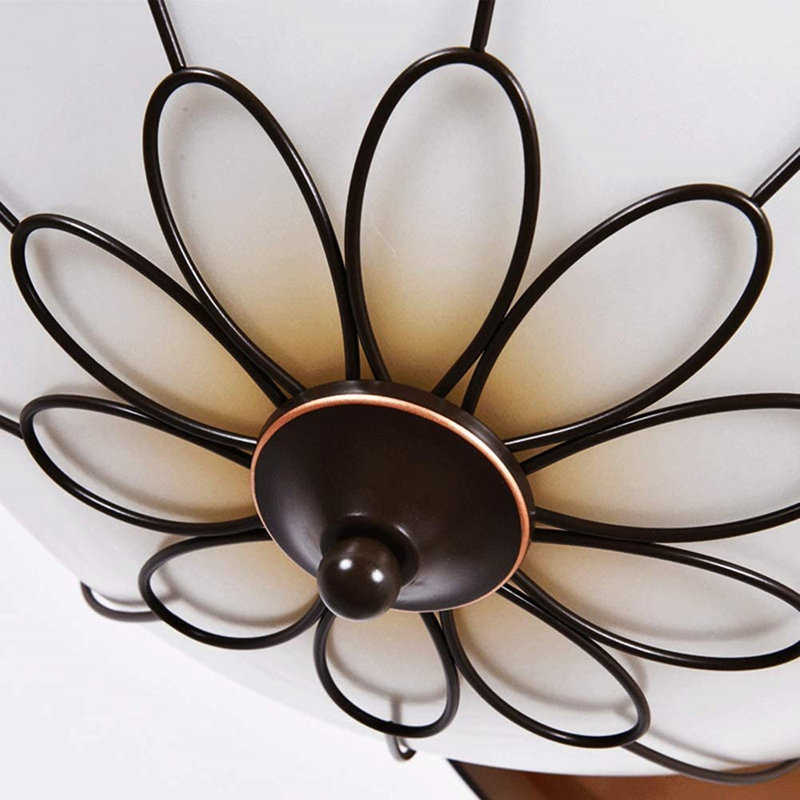 42" 4 - Blade LED Traditional Retractable Blades Ceiling Fan with Remote Control and Light Kit Included