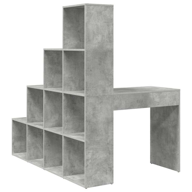 Corner Desk 101.5 X 149.5 X 149.5 Cm Engineered Wood, Concrete Grey