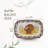 Spode Woodland Rectangular Platter - Turkey Brown/White