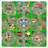 Sorbus 9-Piece Puzzle Play Foam Interlocking Tile Mat in Traffic Print