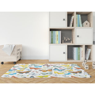 Vinyl Machine Printed Area Rug