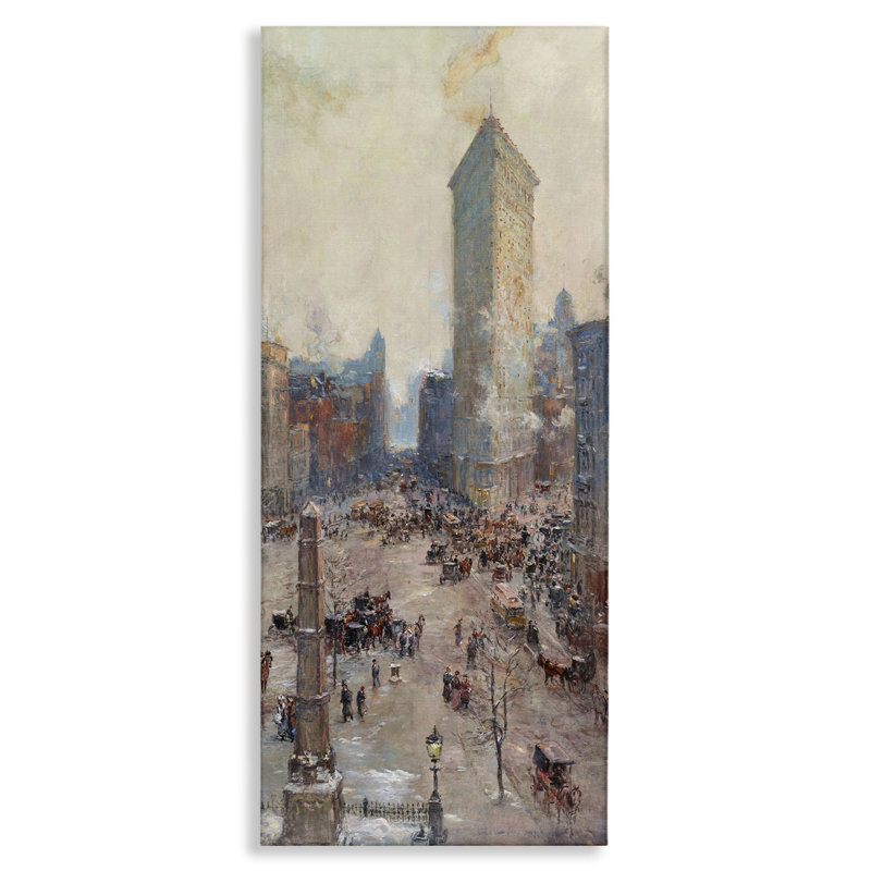 "Classic Cooper Cityscape", art mural par one1000paintings, H 30 po x l 13 po