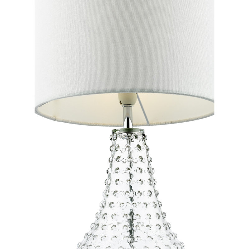 Kristina Table Lamp Glass With Shade, Transparent