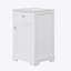Meuble-lavabo de 20 po avec lavabo, armoire de salle de bain avec porte à fermeture douce, support de rangement et tablette réglable, blanc (ancien numéro de référence: WF531249AAK)