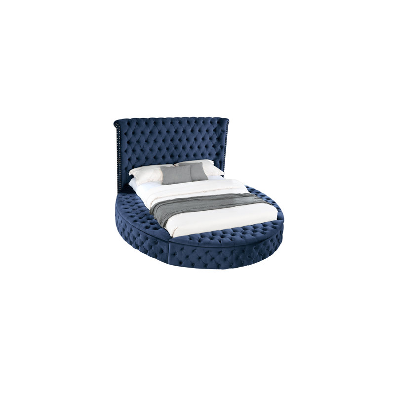 Ensemble de chambre avec rangement 6 pièces Taner, Bleu marine, Grand