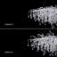 Lustre en cristal de cuivre à DEL avec branches pour les salons de la Villa Hotel-1702042370