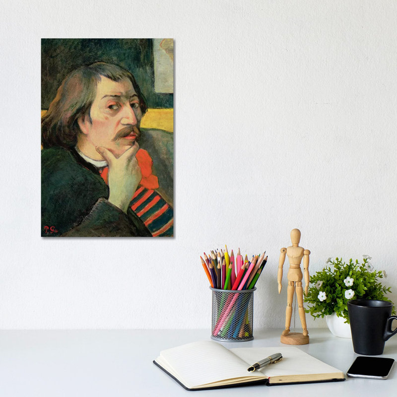Self Portrait, C.1893 by Paul Gauguin - Wrapped Canvas Gallery-Wrapped Canvas Giclée, 20.32 cm H x 30.48 cm W