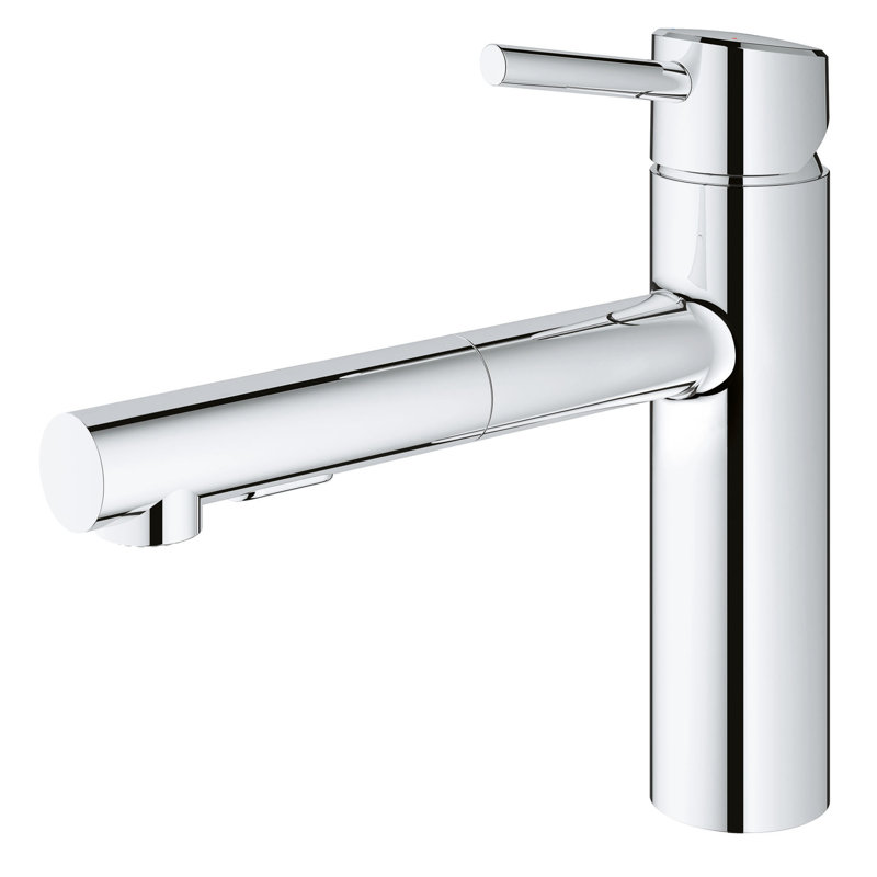 Concetto™ Pull Out Single Handle Kitchen Faucet, StarLight Chrome