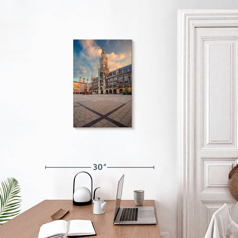 Nicci Mary's Square Munich, 24" H x 16" W