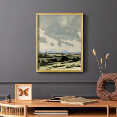 Impression encadrée «Pink Hazy Sky II» - bois massif