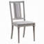 Ensemble de 2 meubles de salle à manger rembourrés en bois Elegant Contemporary
