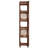 Natural wood Bookcase, Combining Robust Load-Bearing Capacity With Natural Home Aesthetics