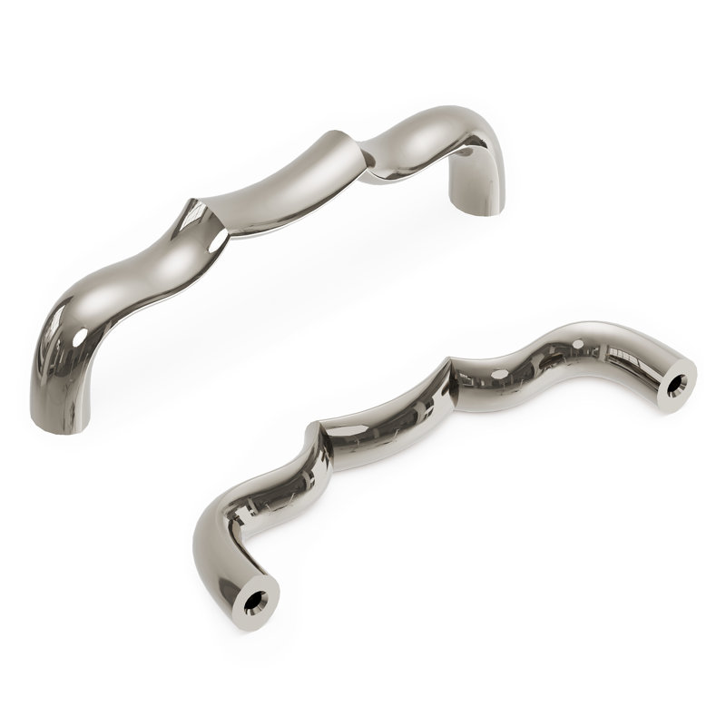 Trellis Bar Pull, 3-3/4", Polished Nickel