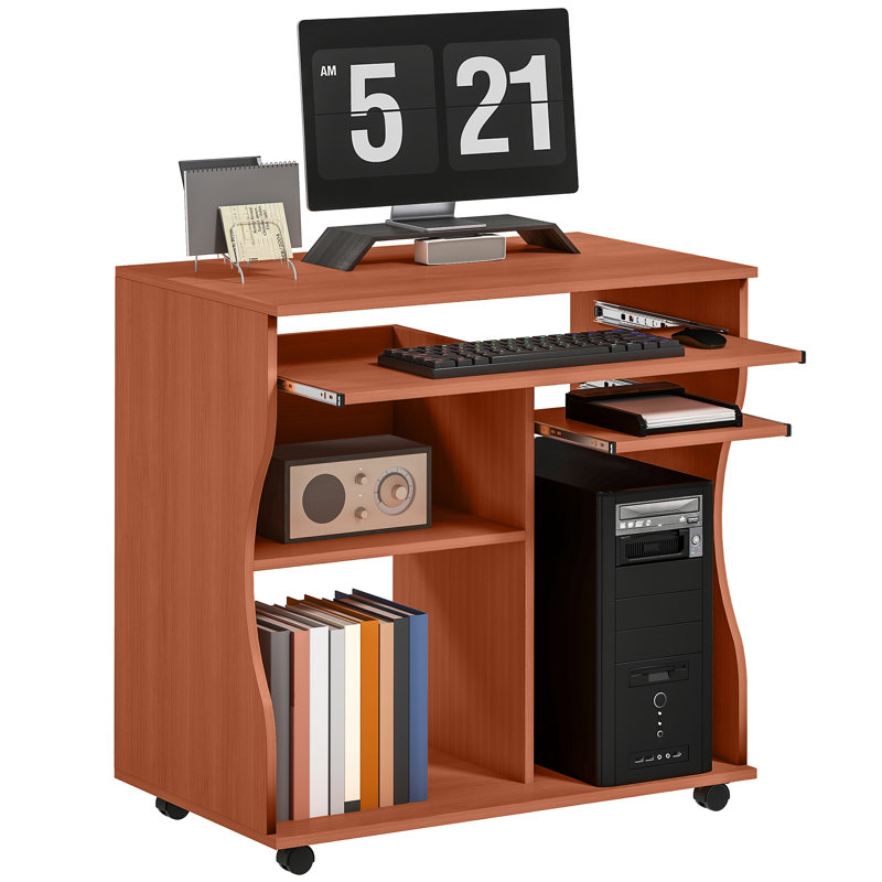 Computer Desk, Brown/Brown