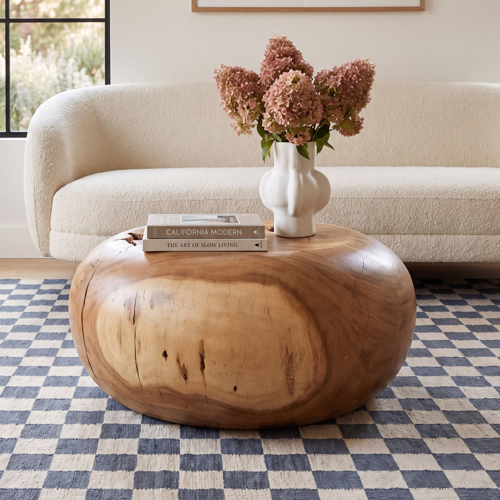 Plump Solid Wood Single Coffee Table