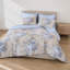 Ensemble de 7 pièces à motif floral grand format 7 pièces, beige / bleu-136228994-136228990