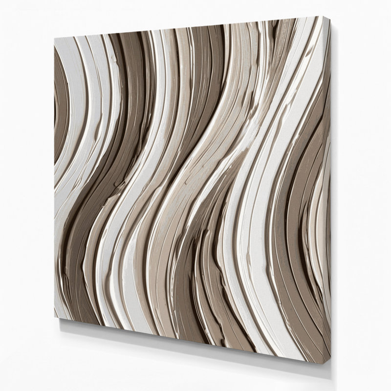 Art mural sur toile DiagonalStripes, H 16 po x l 16 po