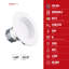 Luminaire encastré à DEL Core de 6 po à intensité variable (blanc chaud/blanc chaud), diffuseur profond anti-éblouissement, température de couleur réglable de 2 700 K à 5 000 K, 1 200 lm, 15 W, IRC 90+, étanche à l'air (norme IC), résistant à l'humidité, certifié ETL, blanc-136060532