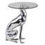 Glass Top Figurine End Table-19763772