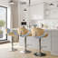 Tabouret de bar moderne pivotant rembourré Marana-1077818783