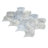 Seashell 14.63'' x 12.13'' Blue Fish Scale Glass Mosaic Wall Tile-45293103