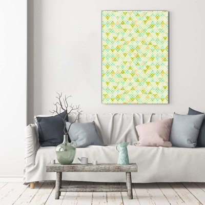 Geometric Background - Wrapped Canvas Print