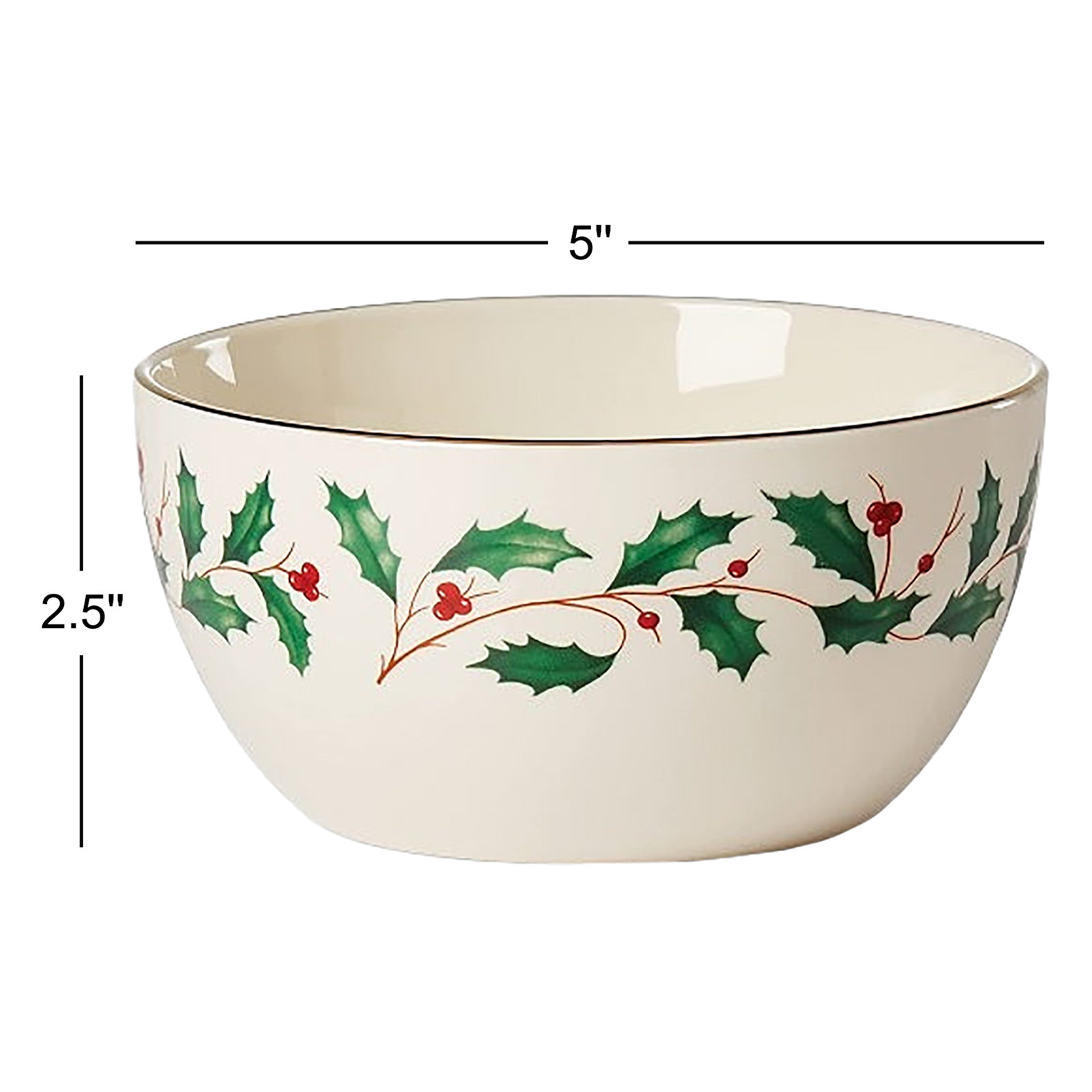 Holiday Porcelain Small Bowl