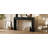 Entryway Table With  Grain Finish, Console Table With Fluted Design, Oval Top And 2 Drawers For Entryway And Living Room-928226126