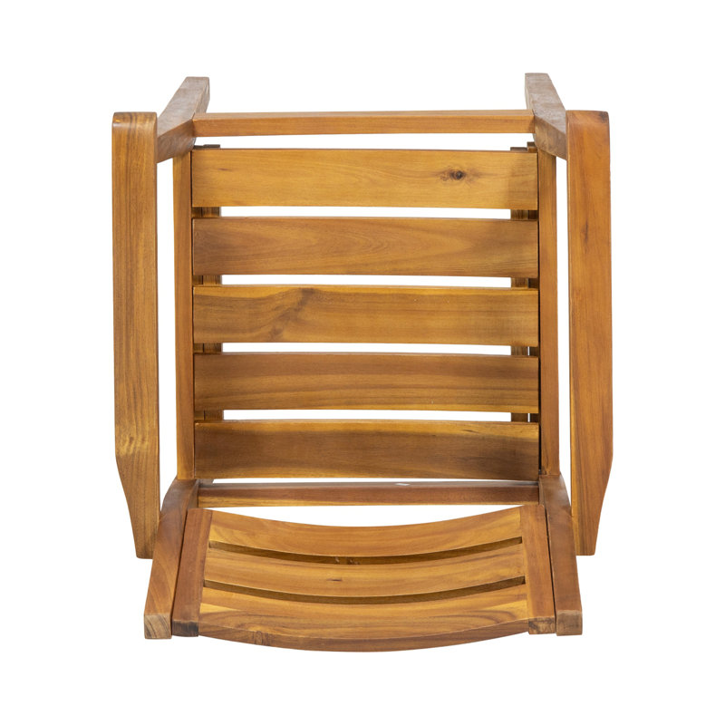 Ensemble de 2 chaises de salle à manger STAMFORD, Teck