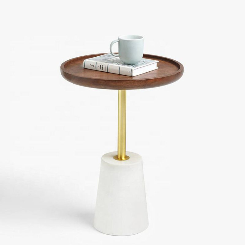 Table de bout en bois massif Rosalva